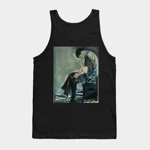 Ian Curtis Tank Top by Mike Nesloney Art